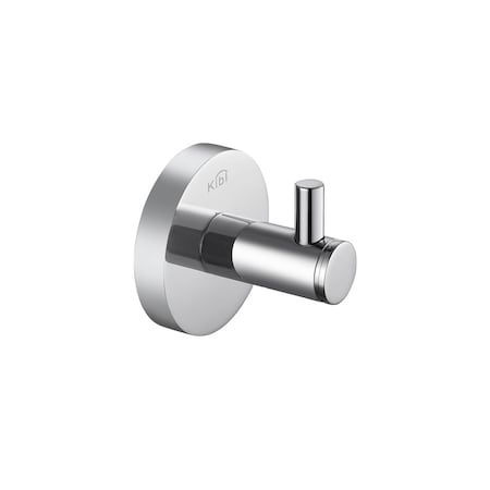 Kibi Circular Bathroom Towel & Robe Hook KBA1401CH